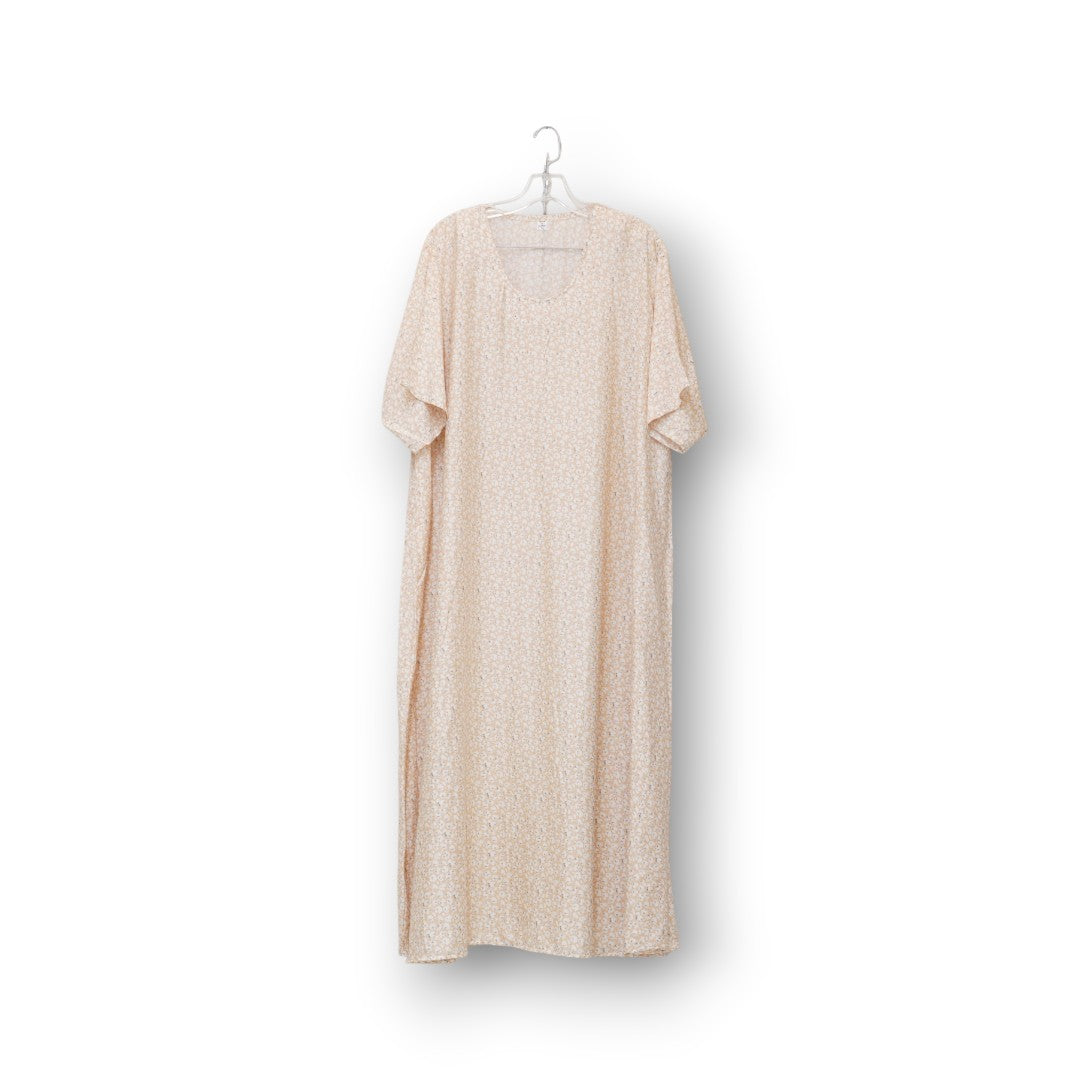 Midi Flared Cotton-Rayon Darra